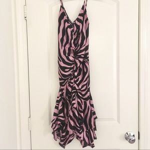 Betsey Johnson, Silk slip ruffle dress